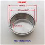 Huerous Porte-filtre à café réutilisable sans fond 51 mm pour support Homix 60 mm 15-20 bar pour pièces de machine à expresso