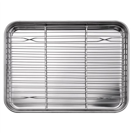 Giilayky 10 Pouces Plateau de Four Grille-Pain et Ensemble de Rack