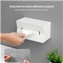 Wiedfedy Boîte à mouchoirs de cuisine pour serviettes en papier - Distributeur de mouchoirs mural pour lingettes - Blanc