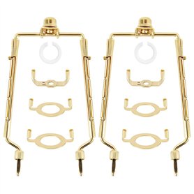 Sudemota 2 Pièces Abat-Jour Support de Harpe E14