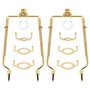Sudemota 2 Pièces Abat-Jour Support de Harpe E14