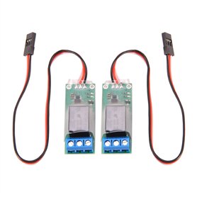 PRATYAHARA 2 PièCes RC PWM Commutateur de Relais éLectronique pour Avion RC Bricolage ModèLe Feux de Navigation ContrôLeur Unive
