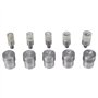 Yoiimiya Lot de 5 moules à rivets à double capuchon (5 mm/6 mm/8 mm/10 mm/12 mm)