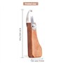 UrbanNest Outils en CéRamique de Poterie Couteau de Coupe Bricolage Grattage Annulaire Grand Couteau Blanc Sculpture en Argile S