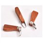 UrbanNest Outils en CéRamique de Poterie Couteau de Coupe Bricolage Grattage Annulaire Grand Couteau Blanc Sculpture en Argile S