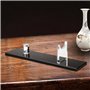 Doxiuyo 1 Unité de Présentoir de Couteau de Bureau en Acrylique, Étui de Rangement pour Couteau Individuel pour la Décoration In