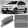 eMagTech Kit de réparation de connecteur de faisceau de câblage 10 voies compatible avec Fiat Panda 169 Body Computer Control Un