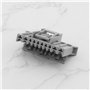 eMagTech Kit de réparation de connecteur de faisceau de câblage 10 voies compatible avec Fiat Panda 169 Body Computer Control Un