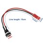 eMagTech Lot de 2pcs Câbles de Chargement pour Scooter Électrique à 2 Broches Longueur 15cm Prise Coaxiale 5,5mm OD 2,5mm ID Com