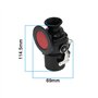 eMagTech 1 Pièces de Camion à 15 Broches avec Contacts à Vis Tension de Fonctionnement 24V 114,5 X 69 Mm pour Connexion Électriq