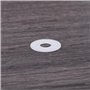 eMagTech 50pcs Joints Toriques en PTFE Blanc pour Bobine de 6mm pour Arbre Bobine de 6mm pour Moulinet à Frein Avant Compatible 