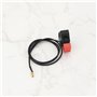 eMagTech 2X Boutons D'arrêt d'urgence pour Moto 22 Mm pour Guidon avec Câble pour Mini Moto Quad 47CC/49CC Motos Tout-Terrain Mo