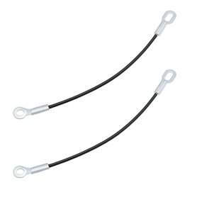eMagTech 2pcs Câbles de Hayon de Rechange 6730A089 Compatible avec Mitsubishi L200 Triton MK5 Pre-FL 2016-2018 Fil Acier de Remp