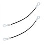 eMagTech 2pcs Câbles de Hayon de Rechange 6730A089 Compatible avec Mitsubishi L200 Triton MK5 Pre-FL 2016-2018 Fil Acier de Remp