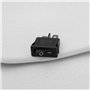eMagTech Lot de 4 interrupteurs à bascule 2 broches 2 positions 19 x 7 mm 250 VAC 6 A Convient pour prises plates de 4,8 mm