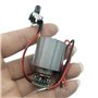 OVNSHVN Mini moteur sans balais DC 7-24 V, 100 000 min, roue à grande vitesse en alliage d'aluminium CNC, ventilateur de canal, 