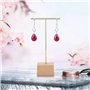 Miiauflskld 3 PièCes Mode T-Bar PréSentoir Support de Support Boucles d'oreilles Suspendus Organisateur Ensemble de