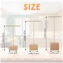Miiauflskld 3 PièCes Mode T-Bar PréSentoir Support de Support Boucles d'oreilles Suspendus Organisateur Ensemble de