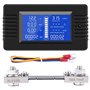 Miiauflskld Moniteur de Batterie CC Compteur de Puissance AmpèRemèTre NuméRique DC 0-200V Shunt 100A MultimèTre