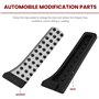 Borimend Les Accessoires de Couverture de PéDale de Voiture 5 PièCes avec Repose-Pieds pour W203 W222 W213 W205 W204 W211 W212 W