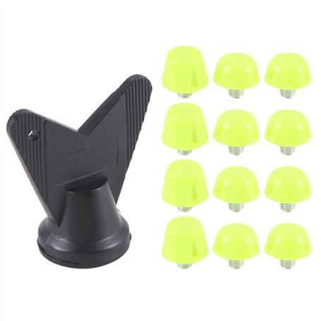 Ginobili 12 Pièces Pointes de Chaussures de Football Crampons de Botte de Football Vis à Filetage M5 7mm 10mm Goujons de Remplac