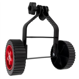 Poggapp Roue de Tondeuse à Gazon Tondeuse à Gazon Universelle Tondeuse à Gazon Ensemble de Roues de Support Réglable Tondeuse Ro