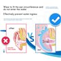 Giilayky Bonnet de Bain Unisexe pour Enfants 3D Protection des Oreilles Bonnet de Bain en Silicone ImperméAble Bonnet de Bain po