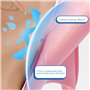 Giilayky Bonnet de Bain Unisexe pour Enfants 3D Protection des Oreilles Bonnet de Bain en Silicone ImperméAble Bonnet de Bain po