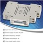 Quisiete Sul180A Minuterie Mécanique 24 Heures Programmables Din Interrupteur Minuterie Rail Interrupteur de Temps Mesure Analys