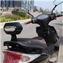 Quisiete 1 porte-bagages pour moto coussin de dossier passager arrière pour accessoires de moto