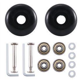 Jemcgrl 50 X 22 Mm Lot de 2 Roues de Rechange pour Valise à Bagages