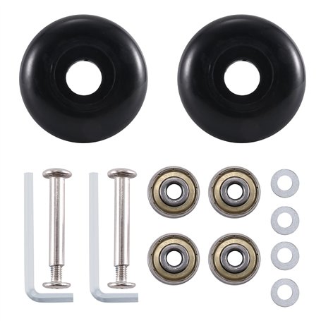 Jemcgrl 50 X 22 Mm Lot de 2 Roues de Rechange pour Valise à Bagages