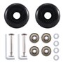 Jemcgrl 50 X 22 Mm Lot de 2 Roues de Rechange pour Valise à Bagages