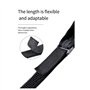 Hopbucan Lot de 5 sangles de support de canne à pêche 59 cm à 130 cm Housse de protection réglable pour canne à pêche Installati