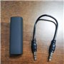 Pylorixz Câble Audio Filtre Sonore Clair 3.5Mm Aux Anti-InterféRence Portable Isolateur de Bruit Boucle de Terre Noir Accessoire