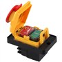 Comphic Interrupteur Électromagnétique Interrupteur à Bouton Magnétique KJD12 16A 250V Interrupteur de Protection Contre les Sou