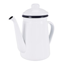 Dsdhuf Pot à Café en éMail de Qualité SupéRieure de 1