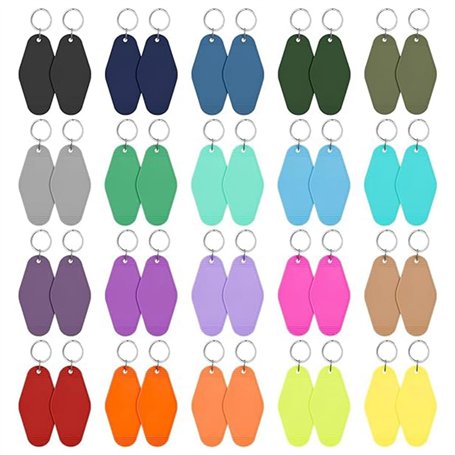 Qaautor 40 Pcs Porte-Clés D'Hôtel Vierge avec Porte-Clés