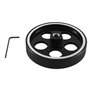 Hscjymnd 300MmX10MmX18Mm Roue Encodeur En Caoutchouc D'aluminium Industriel pour Codeur Encodeur Industriel