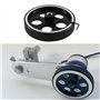 Hscjymnd 300MmX10MmX18Mm Roue Encodeur En Caoutchouc D'aluminium Industriel pour Codeur Encodeur Industriel