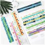 Aurelicxy 32 PièCes SéRies Bandes de Lecture GuidéEs pour les Enfants, Bandes de Lecture de la Dyslexie Surligneur RèGles de Lec