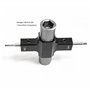 YEHEI Clé à molette M5 avec outil de roulement jetable intégré, 1,5 mm/2 mm, moteur d'hélice de libération de tournevis pour dro