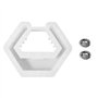 YEHEI Moule en Silicone pour Brûleur D'Encens et Support de Bougie en Forme D'Hexagone