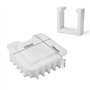 YEHEI Moule en Silicone pour Brûleur D'Encens et Support de Bougie en Forme D'Hexagone, pour Le Coulage de Plâtre et Le Stockage