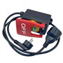 YEHEI Interrupteur Marche/Arrêt Monophasé 220 V, Interrupteur de Sécurité, Interrupteur Zéro Tension avec Prise, Interrupteur D'