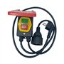 YEHEI Interrupteur Marche/Arrêt Monophasé 220 V, Interrupteur de Sécurité, Interrupteur Zéro Tension avec Prise, Interrupteur D'