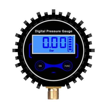 Pinafresa 0-200PSI LCD Manomètre de Pression des Pneus Numérique Voiture Pneu Air PSI M11x1