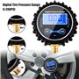 Pinafresa 0-200PSI LCD Manomètre de Pression des Pneus Numérique Voiture Pneu Air PSI M11x1