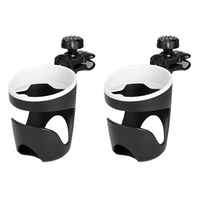 Qarmijaer Porte-gobelet de bateau porte-gobelet universel rotatif à 360 degrés porte-gobelet de bateau avec pince réglable