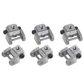 UrbanNest 6 Pièces Supports de Lames de Scie à Chantourner Kits de Conversion Adaptateur Sans Broche Supports de Lame Supérieur/